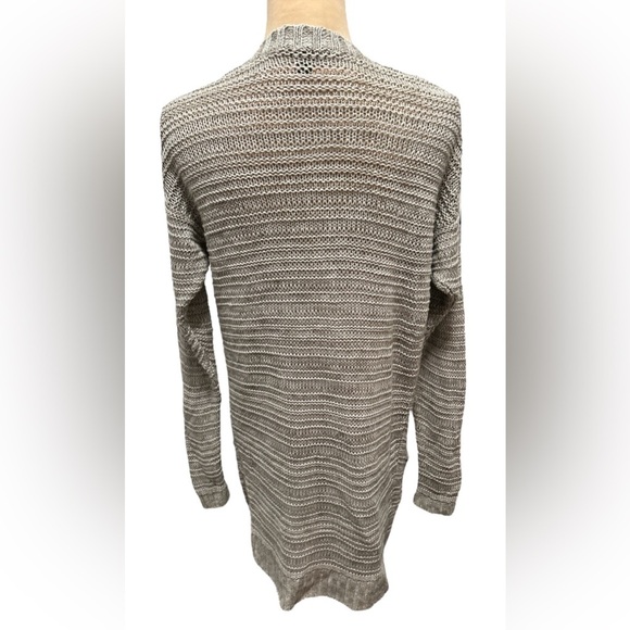 Ann Taylor Women’s Open Front Cardigan 100% Linen Knit Size Small Front Pockets. - Picture 3 of 9